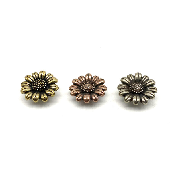 Chrysanthemum Flower Concho Daisy Rivets Screw Back Fastener Studs For Leather Craft Decoration