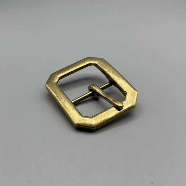 Japanese Simple Style Solid Brass Silver Slide Belt buckle 38/40mm