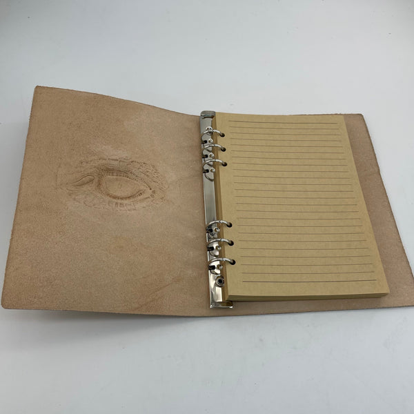 Artisan Leather Journal – All-Seeing Eye, Refillable A5 Notebook