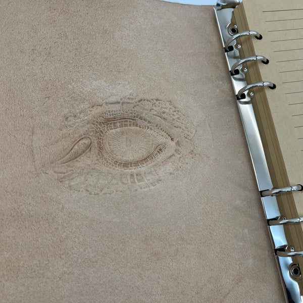 Artisan Leather Journal – All-Seeing Eye, Refillable A5 Notebook