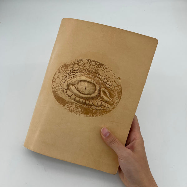 Artisan Leather Journal – All-Seeing Eye, Refillable A5 Notebook