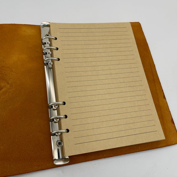 Watcher’s Notebook—Hand-Tooled Leather Journal with Embossed Eye