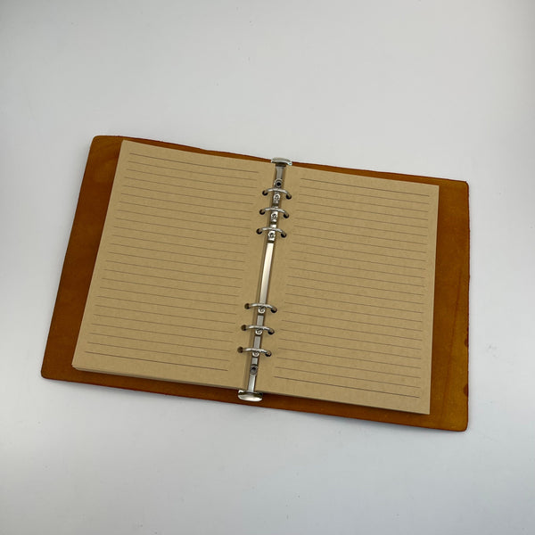 Watcher’s Notebook—Hand-Tooled Leather Journal with Embossed Eye