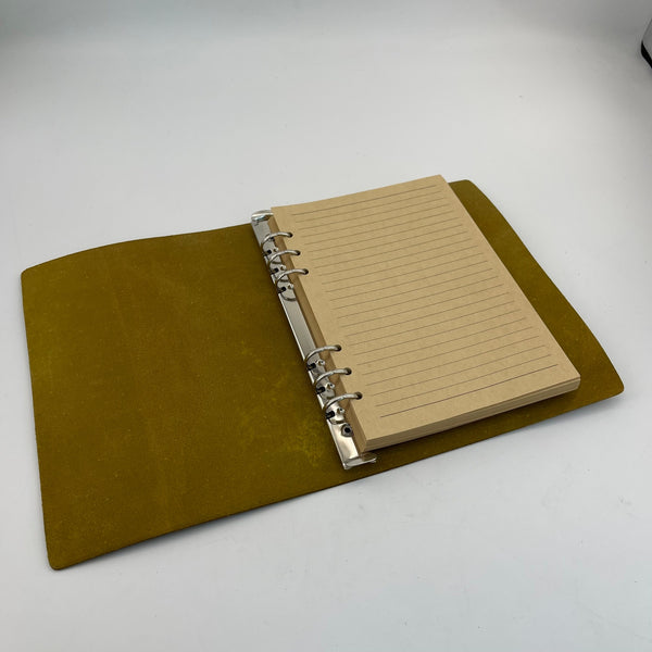 Soul’s Reflection—Handcrafted Leather Notebook with Eye Embossing – For Bold Writers