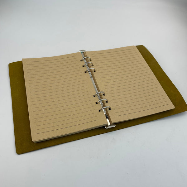 Soul’s Reflection—Handcrafted Leather Notebook with Eye Embossing – For Bold Writers