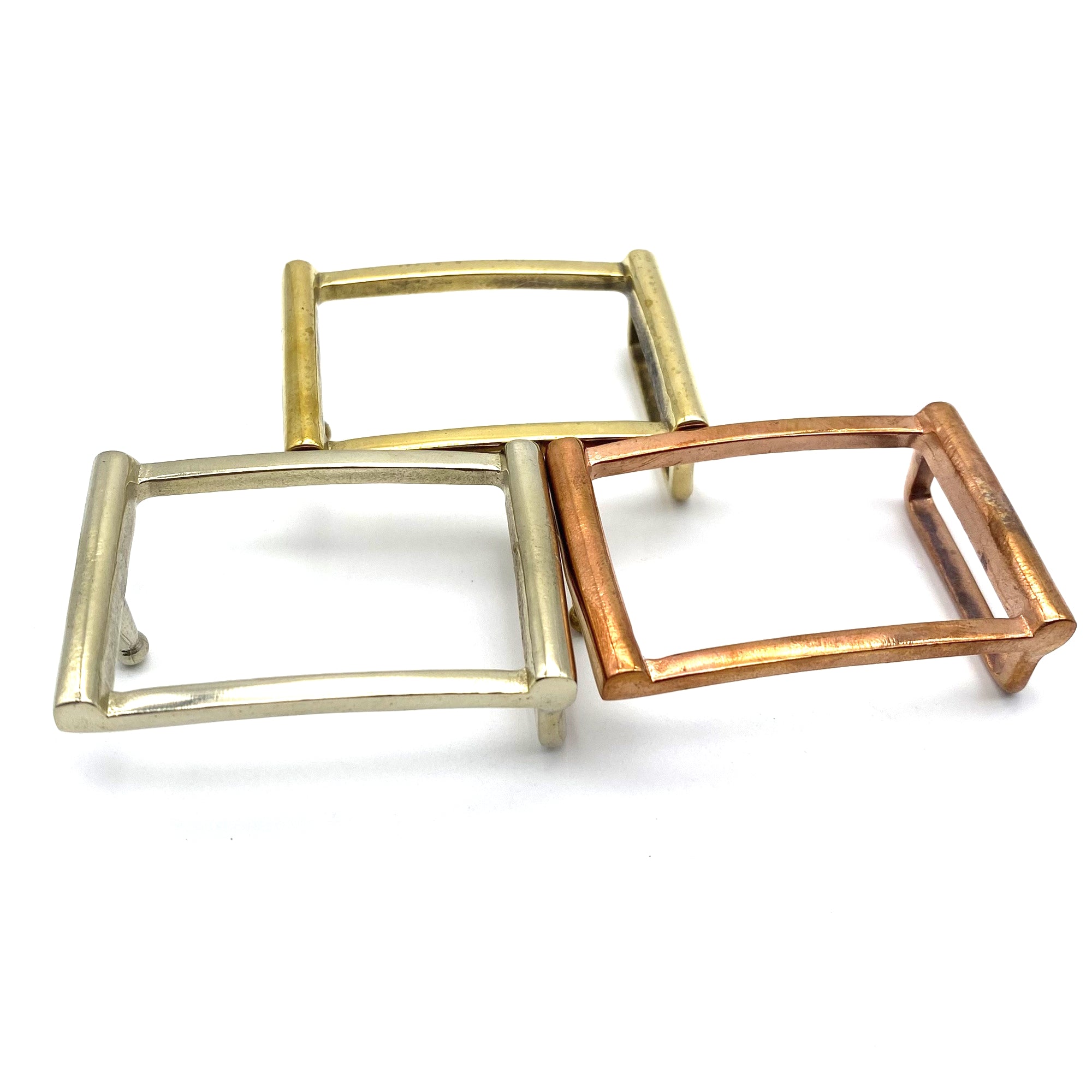 Hollow Copper Buckle Stylish Leather Belt Buckle 34.8mm