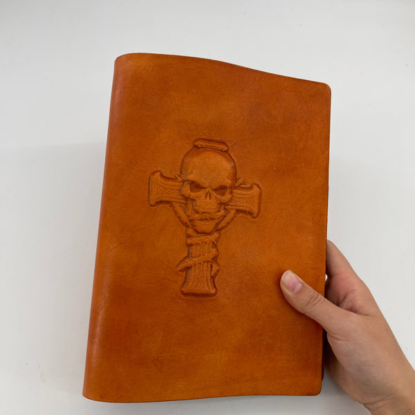 Outcast Philosopher Skull Cross Journal-Document Your Unique Journey