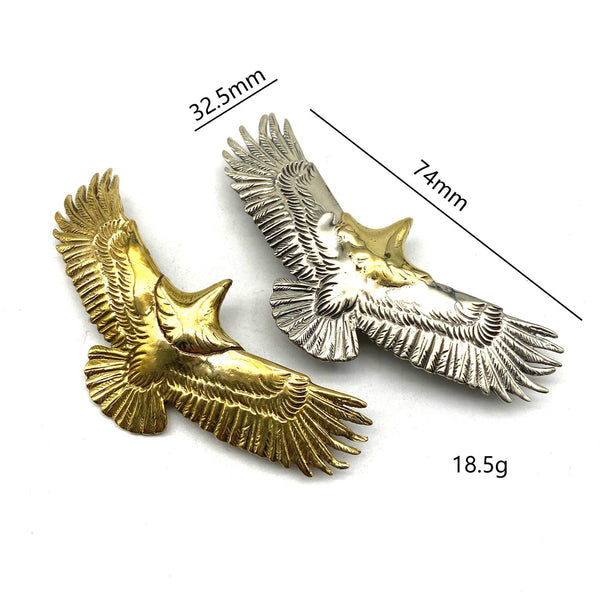 Large Copper Eagle Concho Screw Back Button Rivets For Leather Goods Decoration