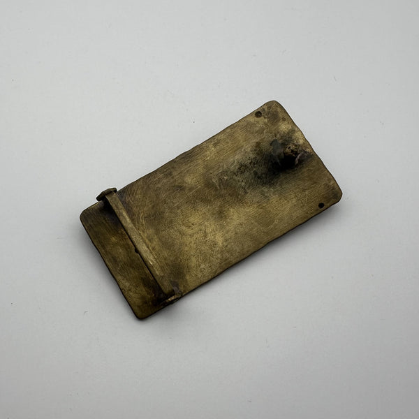 Large Eagle Bronze Buckle Customized Mark&Name Engrave Service