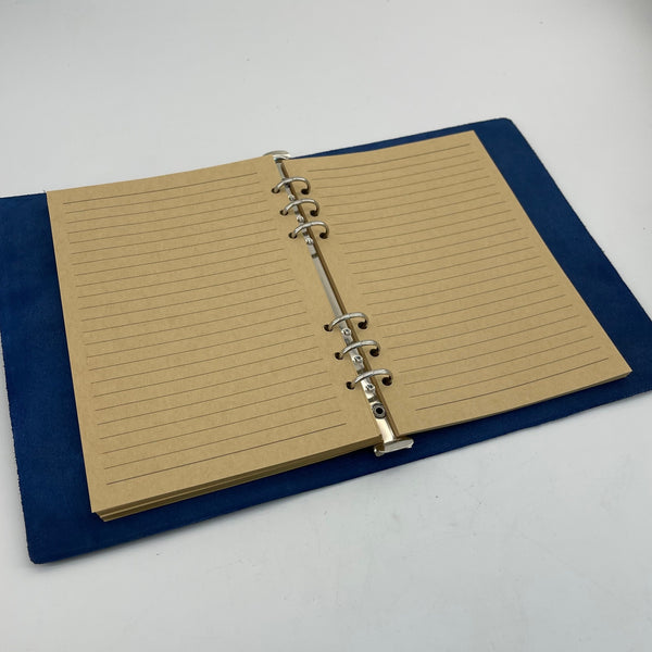 Handmade Embossed Cat Face Leather Journal | A5 Refillable Notebook