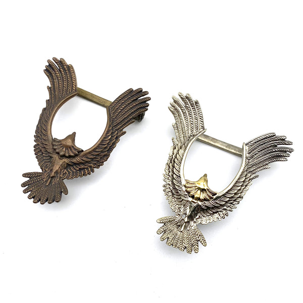 Goros Eagle Buckle Leather Belt Buckle Bag Fastener Closure