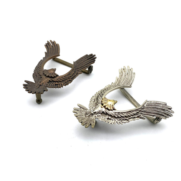 Goros Eagle Buckle Leather Belt Buckle Bag Fastener Closure