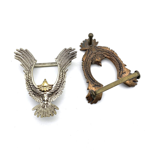 Goros Eagle Buckle Leather Belt Buckle Bag Fastener Closure