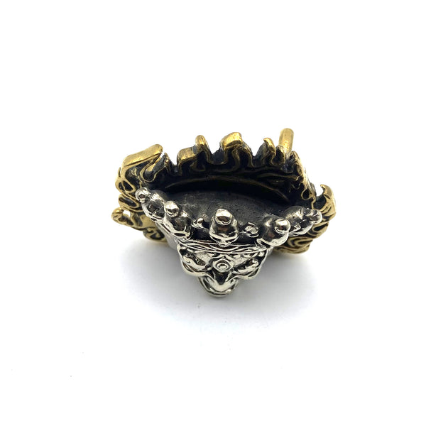 Mahakala Buddhist Buckle Leather Belt Fasten Buckle Unique Design