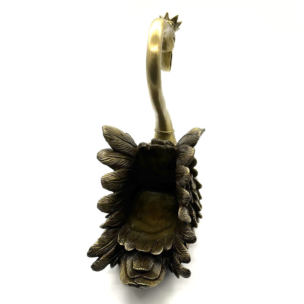 Brass Swan Couppe Figurine Handmade Bronze Sculpture House&Home Decor Ornament,Soulmates Gifts