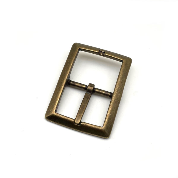 1.5'' Bronze Pin Buckle Solid Brass Western Leather Belt Buckle Fastener