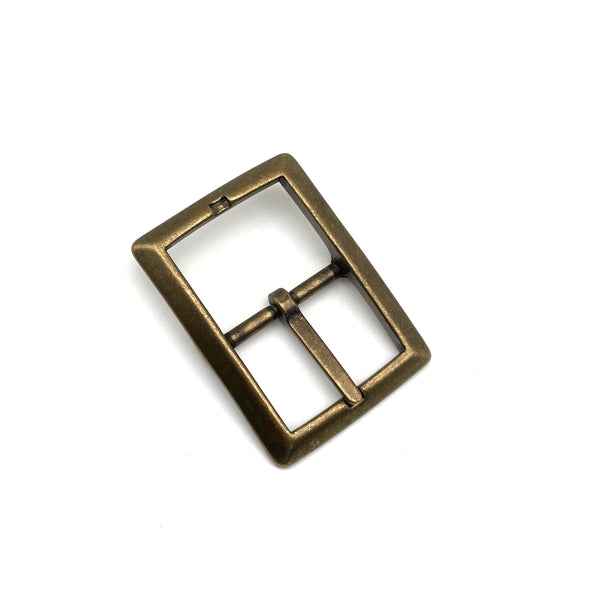 1.5'' Bronze Pin Buckle Solid Brass Western Leather Belt Buckle Fastener