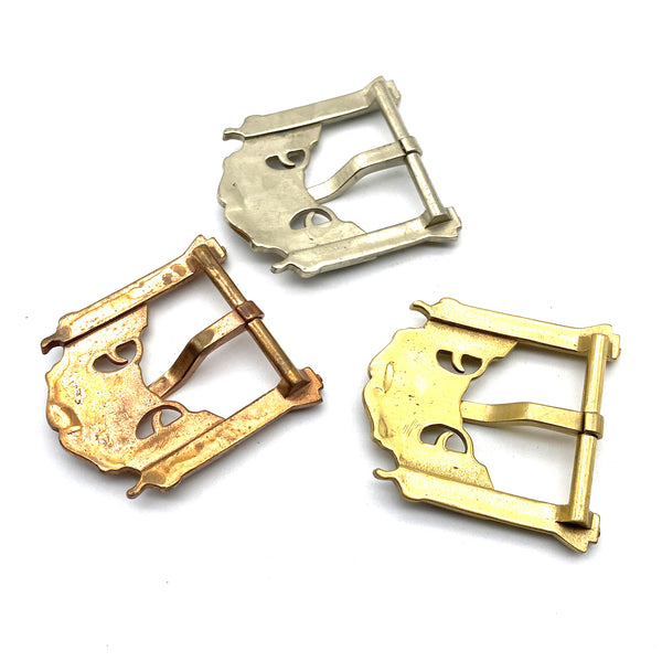 36mm Gun Design Buckle Leather Belt Buckle