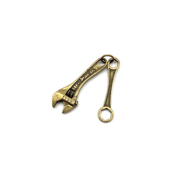 Firendship Gifts Brass Wrench&Spanner Key Chain Decoration