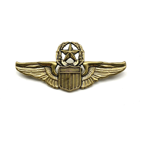 US Senior Pilot Wings Concho,US Air Force Badge Concho Screw Rivets Back,Leather Embellishment Hardwares