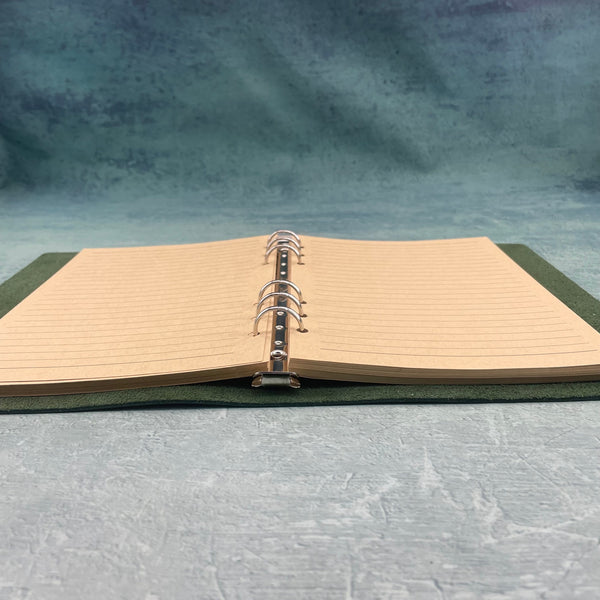Italian vegetable-tanned cowhide A5 loose-leaf book, vintage distressed leather notebook, business notepad, travel diary