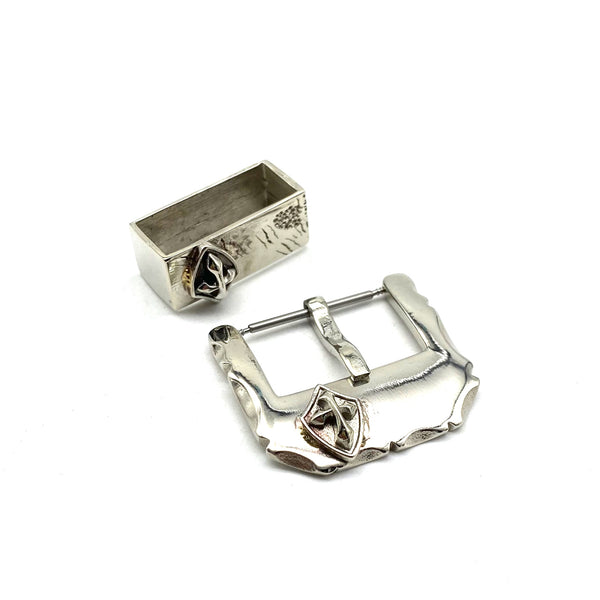 Silver Leather Watch Buckle,Watch Strap Fastener Buckle,Leather Boots Buckle,Sandal Fasten Buckle 20/22/24mm