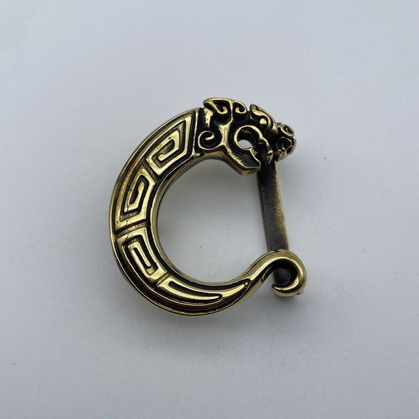 Dragon Design Belt Buckle Copper Casted Buckle