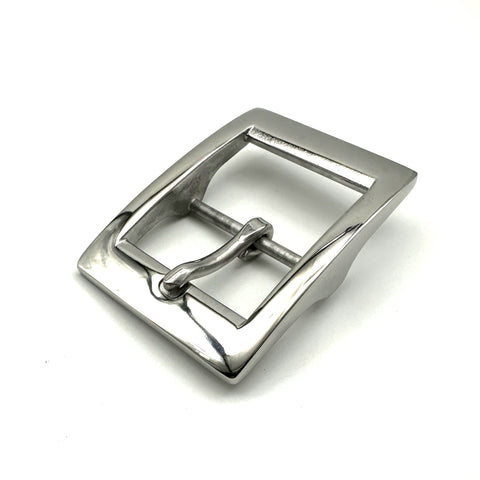 Durable Stainless Buckle Shiny Men's Casual Leather Belt Buckle 1.5‘’