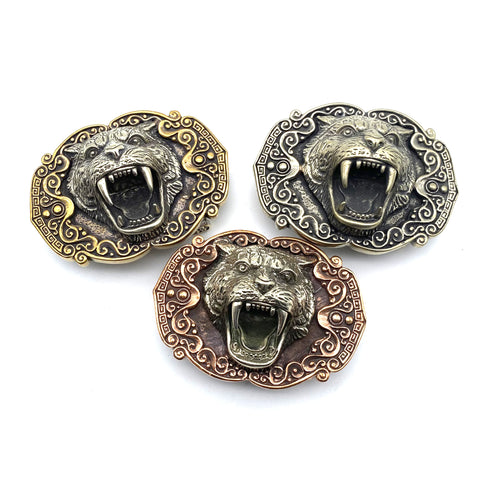 Tiger Head Belt Buckle Costume Dressing Buckle