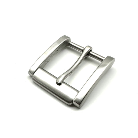 Silver Buckle Stainless Steel Leather Belt Buckle Men's Belt Buckle