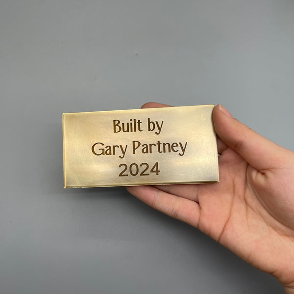 Customized personalized handmade nameplates, retro office home small door plates