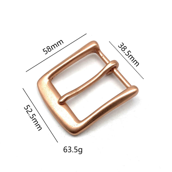 Red Copper Buckle Leather Strap Fasten Buckle
