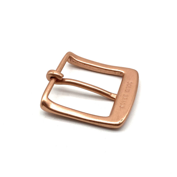 Red Copper Buckle Leather Strap Fasten Buckle