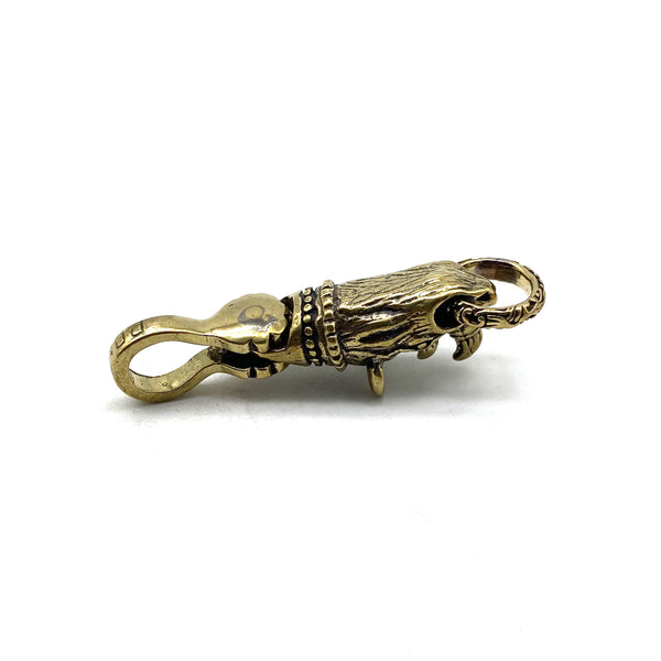 Brass Rhinoceros Connect Linker Keychain Accessories