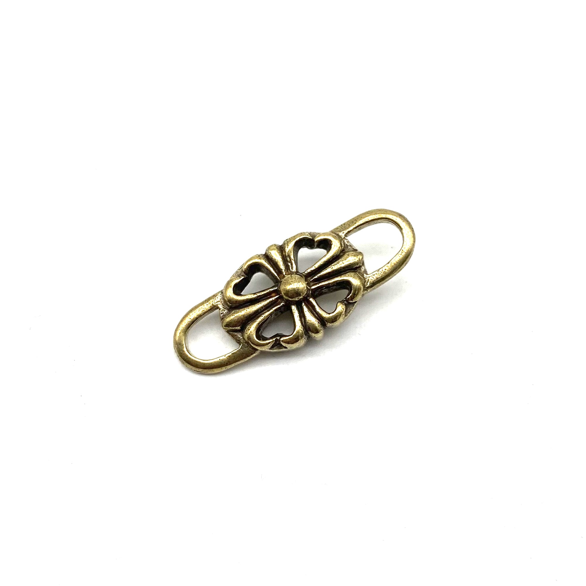 Brass Chrome Heart Connect Link Keychain Connector – Metal Field Shop