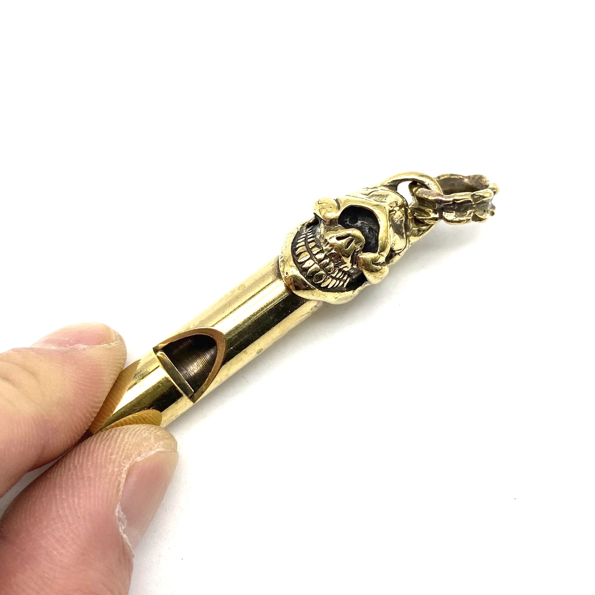 Brass Whistle Skull Whistle Outdoor Survive Whistle