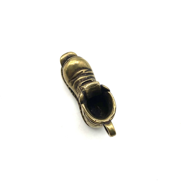 Brass Boots Keyring,Children's Gifts,Kids Keychain Charm Cute Leather Boots