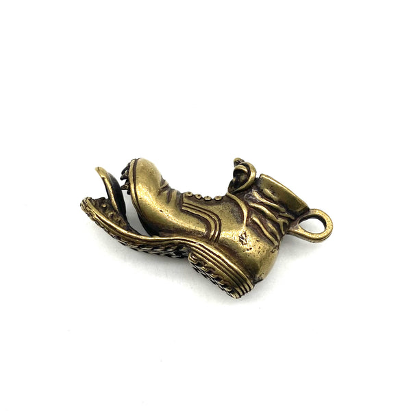 Brass Boots Keyring,Children's Gifts,Kids Keychain Charm Cute Leather Boots