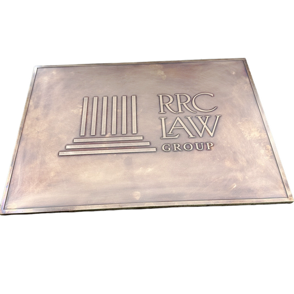 Custom Etched Brass Plaque,Handmade Aged or Polished Brass Sign for Home, Art Projects, Personalized Gift,Unique Metallic Wall decor