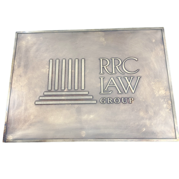 Custom Etched Brass Plaque,Handmade Aged or Polished Brass Sign for Home, Art Projects, Personalized Gift,Unique Metallic Wall decor