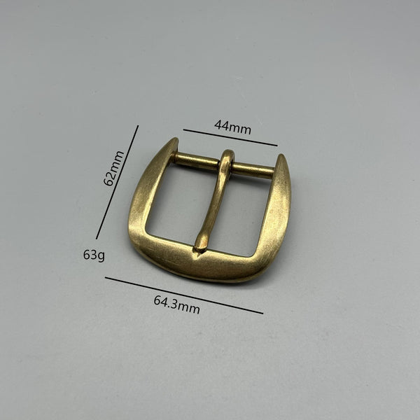 45mm Brass Buckle Un-Coated Buckle Leather Belt D Shape Gold Buckles