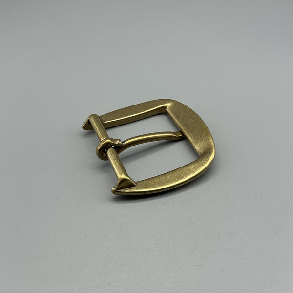 45mm Brass Buckle Un-Coated Buckle Leather Belt D Shape Gold Buckles