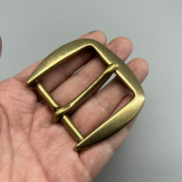 45mm Brass Buckle Un-Coated Buckle Leather Belt D Shape Gold Buckles