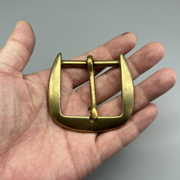 45mm Brass Buckle Un-Coated Buckle Leather Belt D Shape Gold Buckles