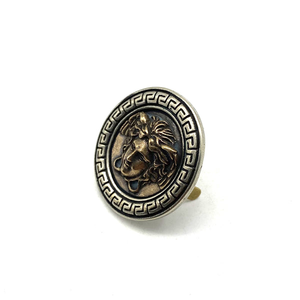 Bolo Concho Button Brass Leather Hardwares