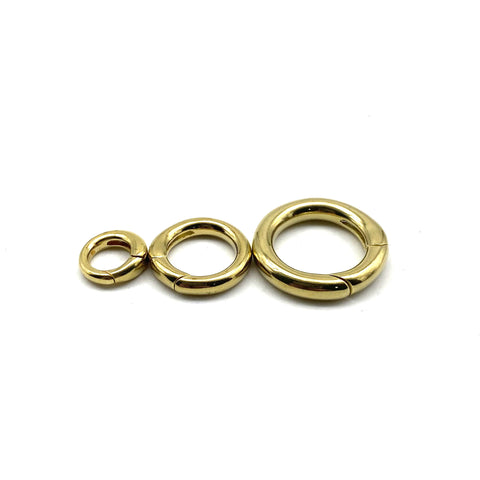 Brass Key Split Rings Spring Ring Keyring Jump Rings Chain Connector Jewelry Finding