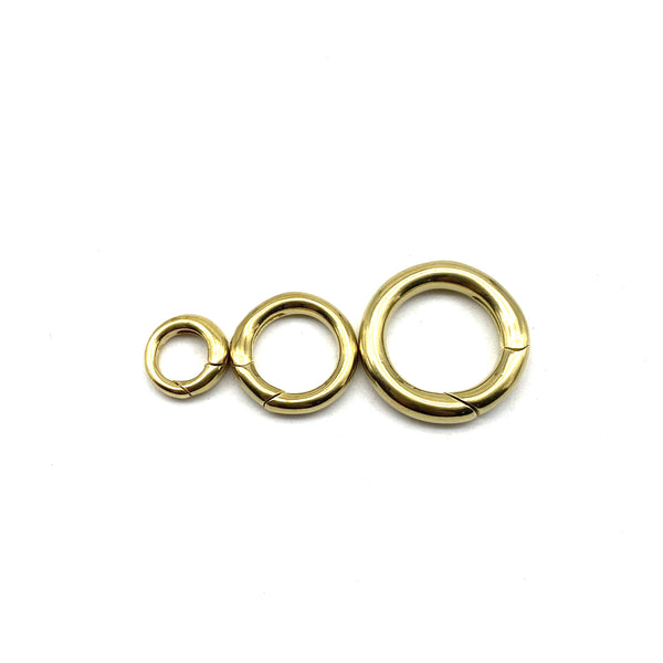 Brass Key Split Rings Spring Ring Keyring Jump Rings Chain Connector Jewelry Finding