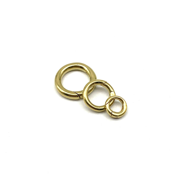 Brass Key Split Rings Spring Ring Keyring Jump Rings Chain Connector Jewelry Finding