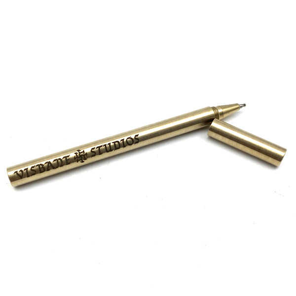 Personalized TEXT Refillable Brass Ballpoint Pen,Custom Gift Pen Best Gift for Dad, Father's Day