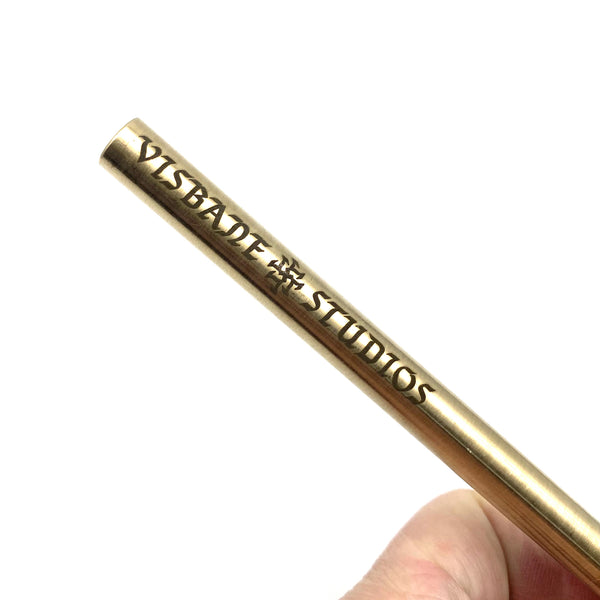 Personalized TEXT Refillable Brass Ballpoint Pen,Custom Gift Pen Best Gift for Dad, Father's Day